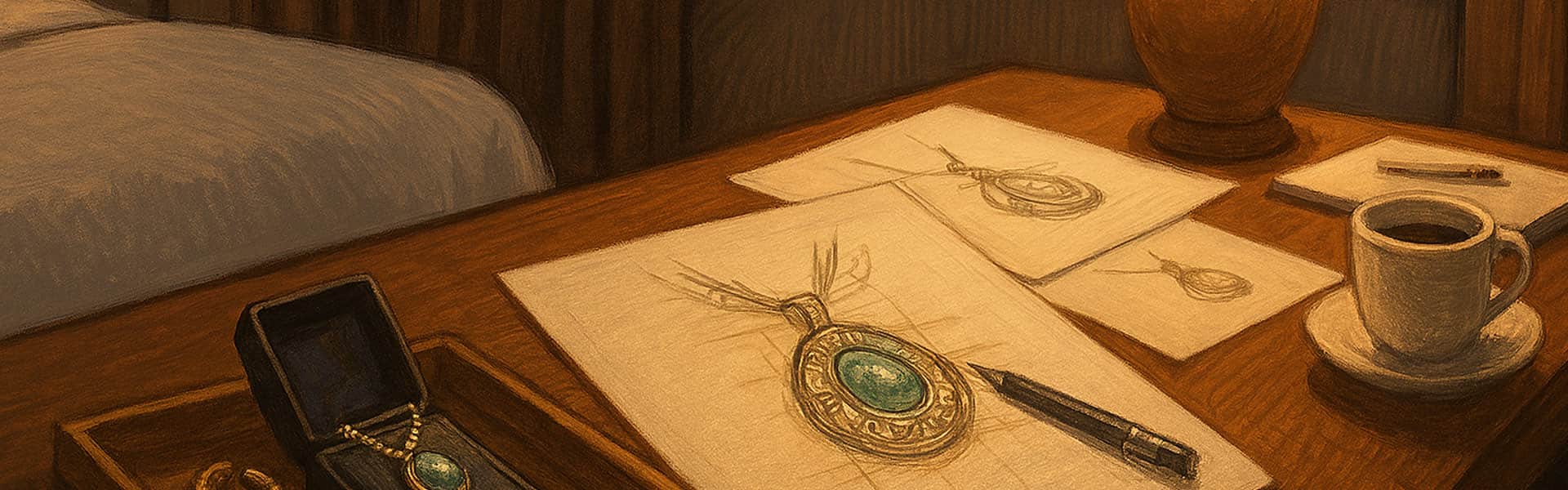 Night Hotel Design Sketch