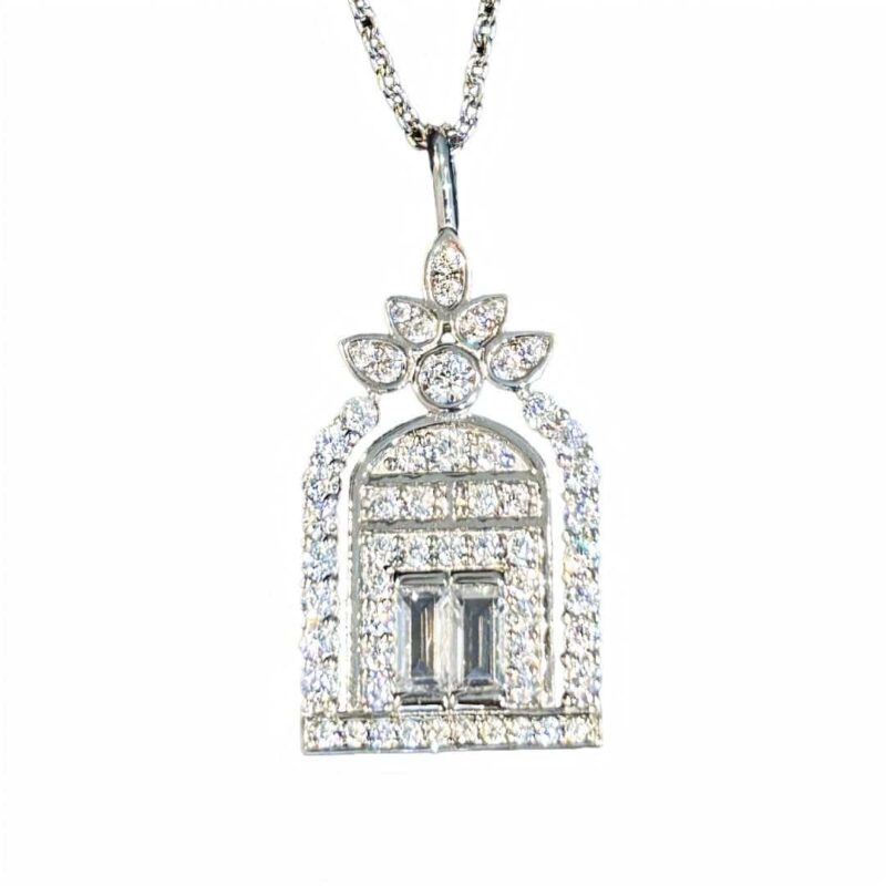 Geometric Door to Happiness Necklace