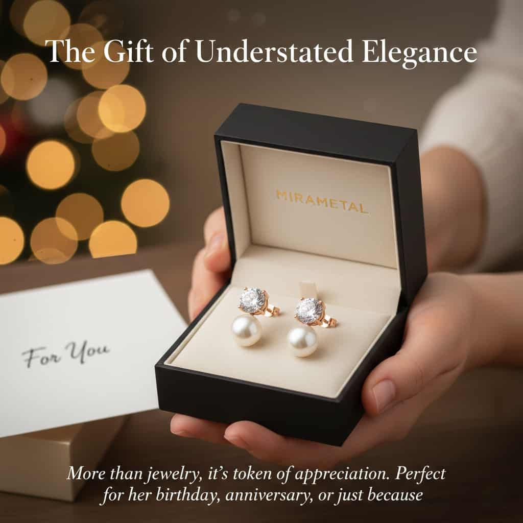 Flower Stud Earrings 925 Silver everyday MIRAMETAL