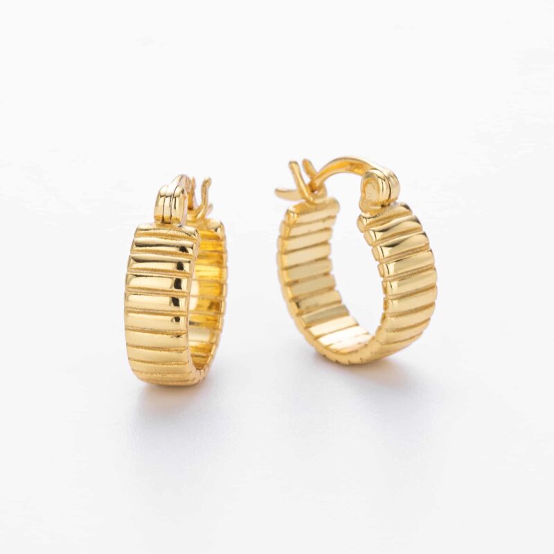 Mirametal Geometric Hypoallergenic Silver Earrings for Sensitive Ears