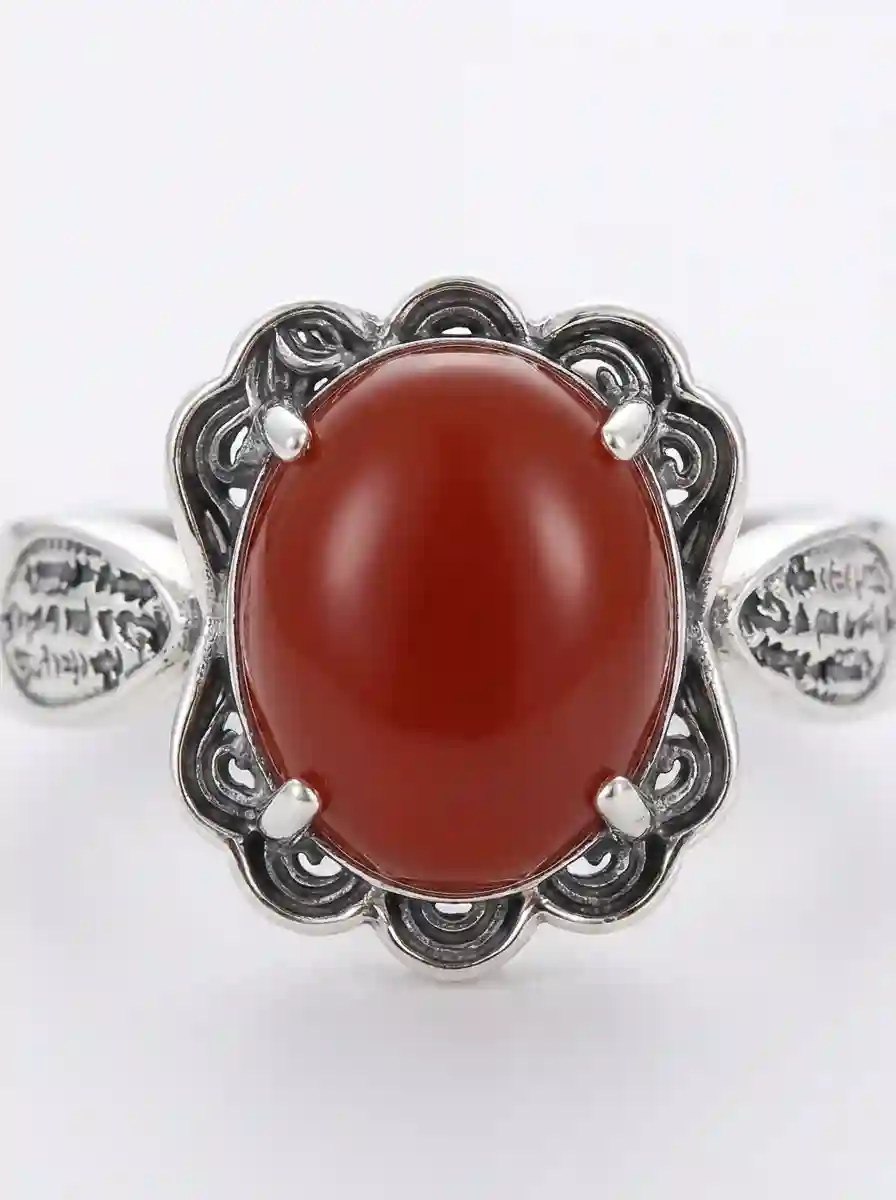 Fast Shipping Wholesale Jewelry Lotus Ring Detail Close-Up Handcrafted 925 Sterling Silver Artisan Quality