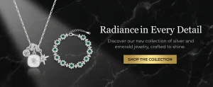 Collection of symbolic sterling silver jewelry with personalized engraving and natural gemstones