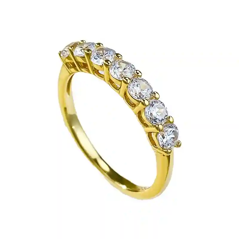 Stunning Princess Crown Moissanite Ring 18K GRA|MIRAMETAL