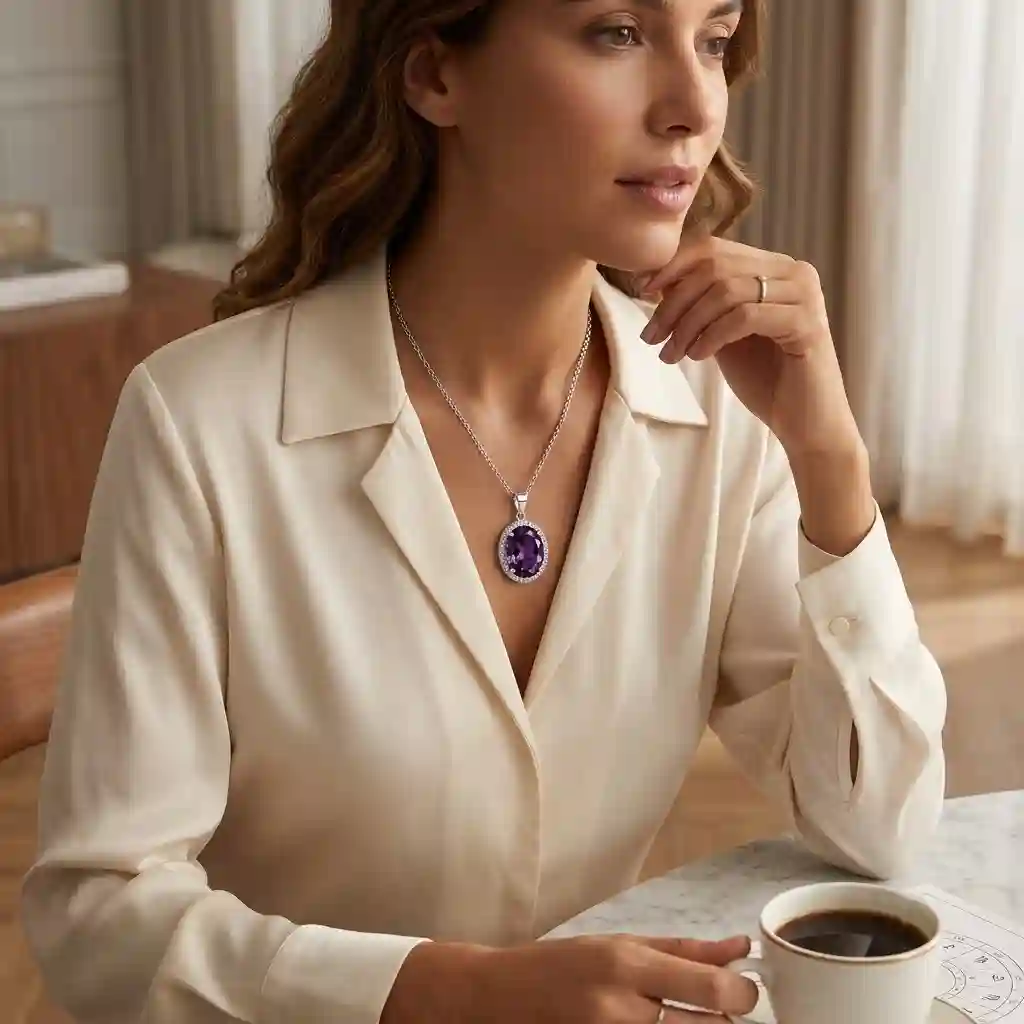 scale jewelry business wholesale luxury gift presentation of 925 sterling silver zodiac pendant necklace in velvet box with ribbon for MIRAMETAL