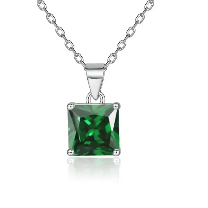 Amethyst Necklace - Natural Gemstone 925 Silver|MIRAMETAL