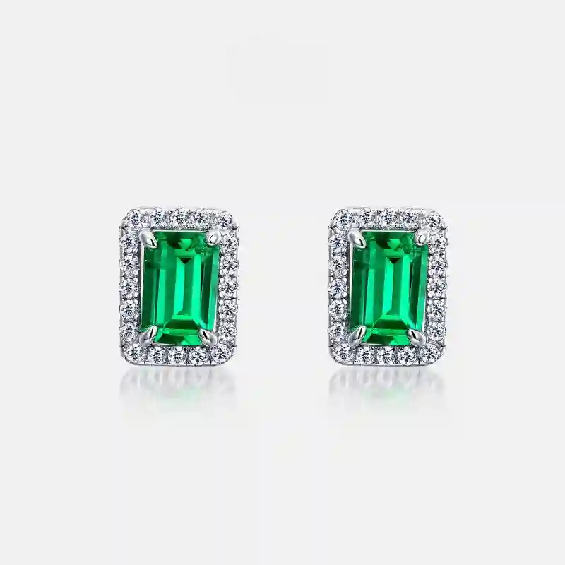 Cube Stud Earrings 925 Silver - Nickel-Free|MIRAMETAL