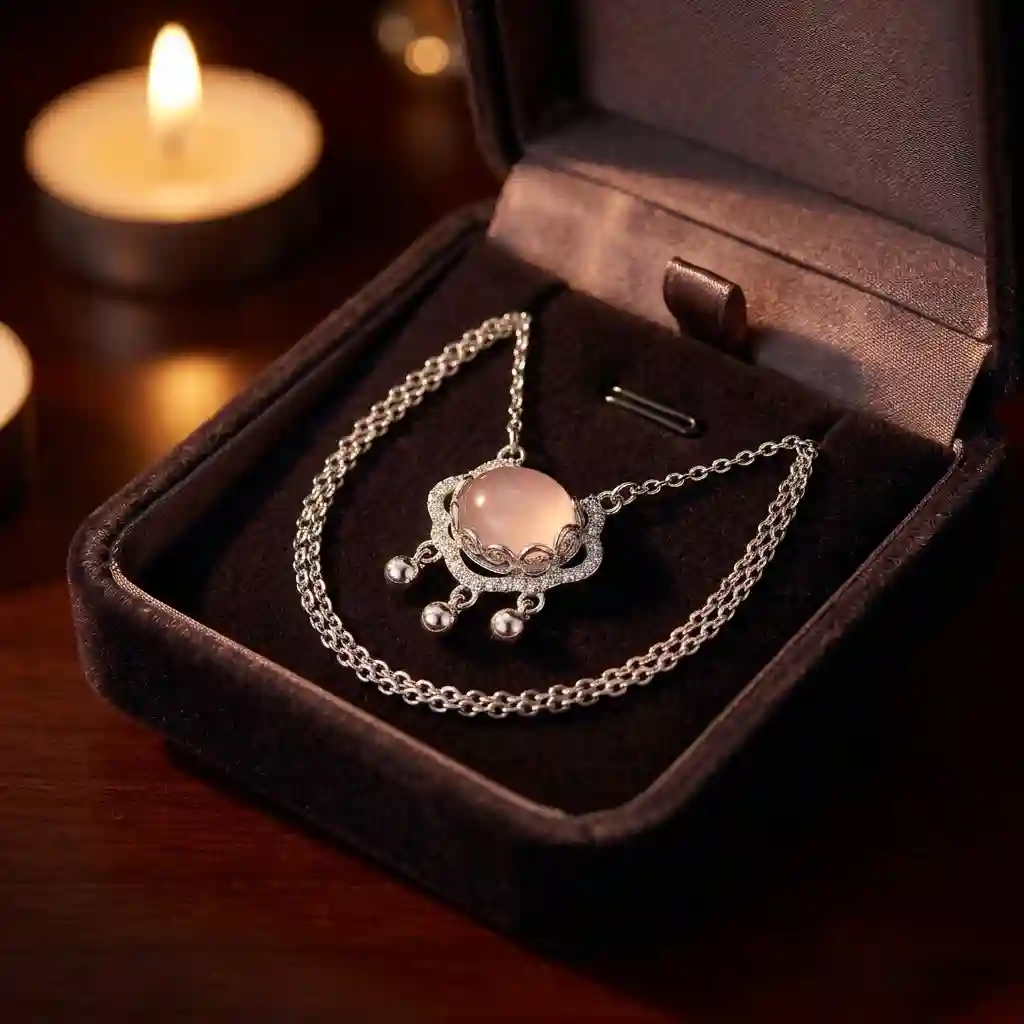 scale jewelry business wholesale Handcrafted Lucky Cloud 925 Silver Necklace - Nickel-Free | MIRAMET | close-up MIRAMETAL