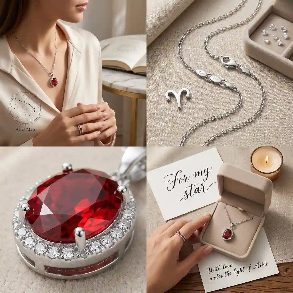 lab-grown vs natural gemstones Handcrafted Zodiac Birthstone Necklace - 12 Colors 925 Silver CZ Pe MIRAMETAL