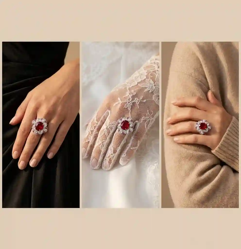 Butterfly Sapphire Ring 925 – styling guide cocktail bridal daily wear