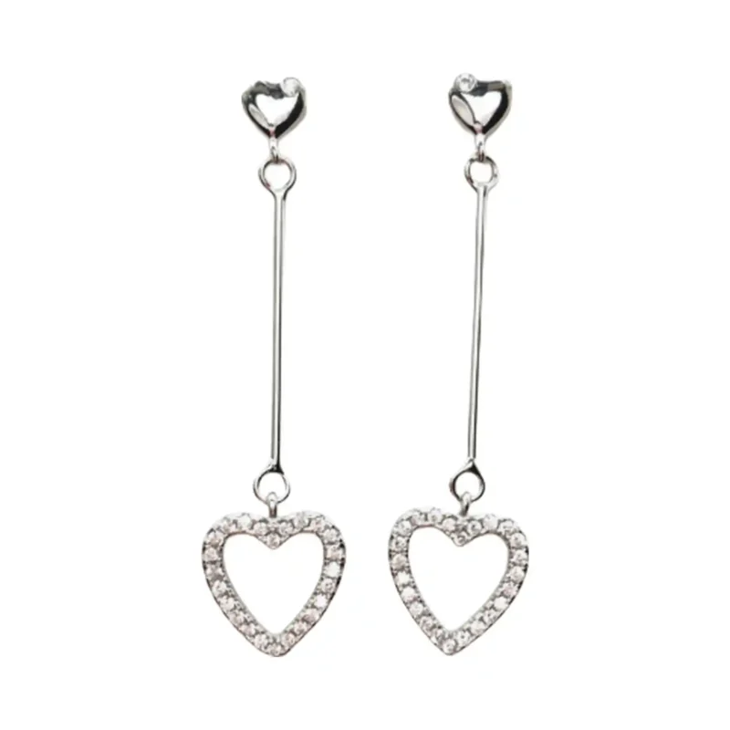 Silver Cross Earrings - 925