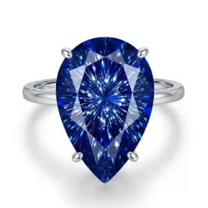 teardrop 925 silver ring