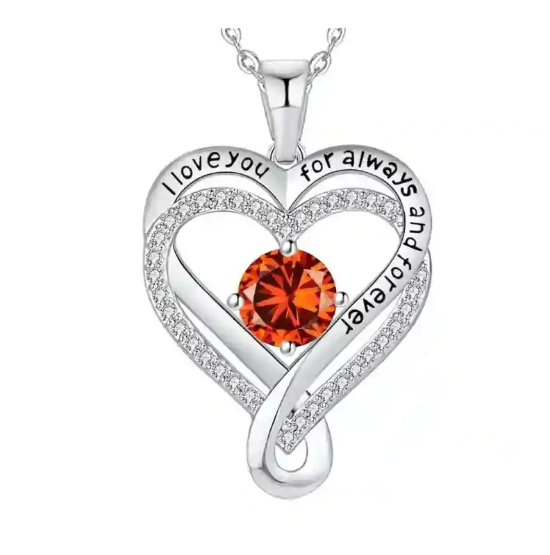 1ct Heart Moissanite Necklace - GRA Certified|MIRAMETAL