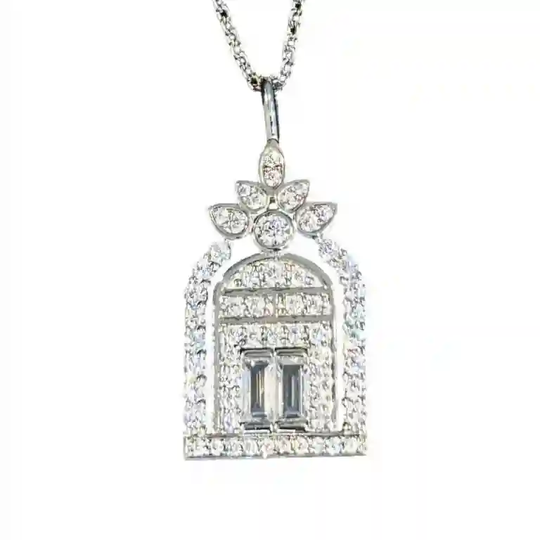 Door to Happiness Necklace - Stunning 925 Silver