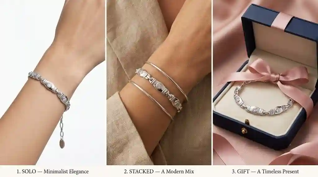 MIRAMETAL ML-1480 vintage crystal bracelet styling guide solo stacked gift ideas