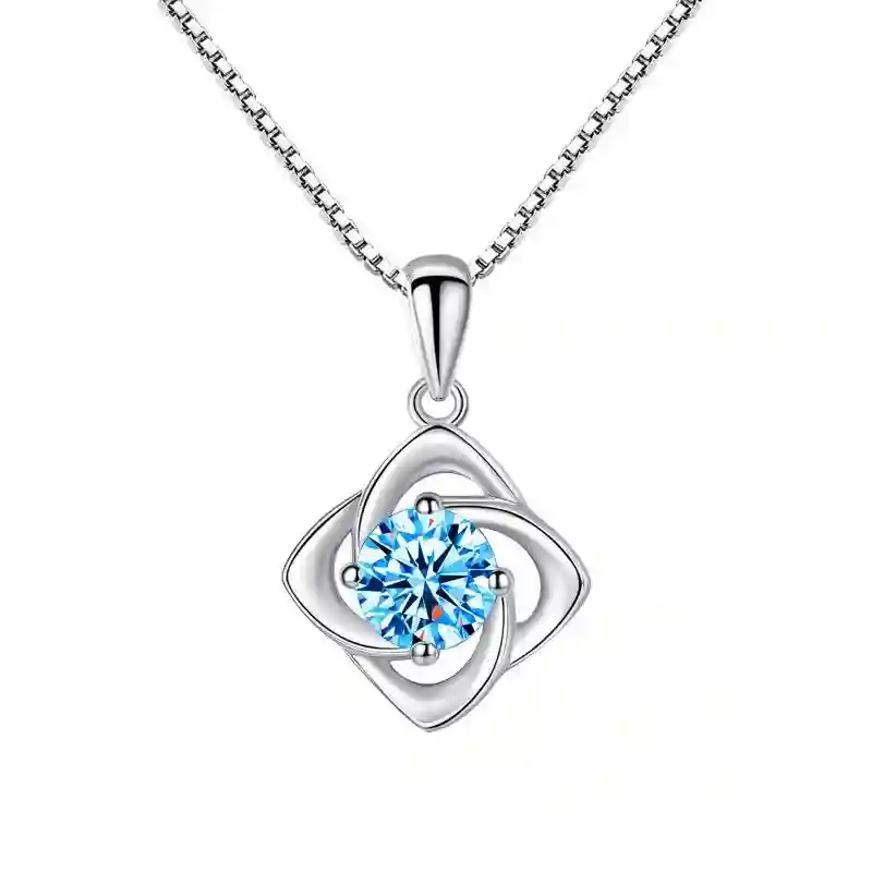 Heart Zircon Pendant Necklace - Factory Direct 925 Silver|MIRAMETAL