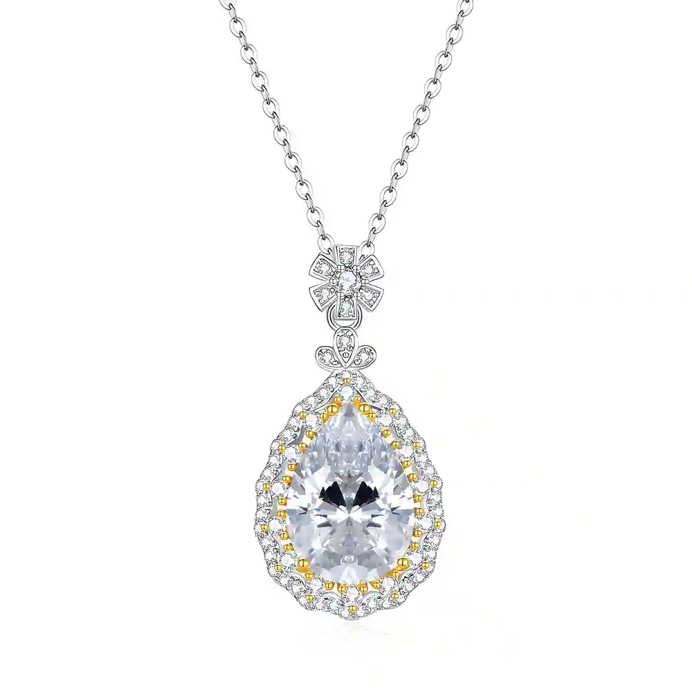 1CT Moissanite Necklace - More Brilliant Than Diamond