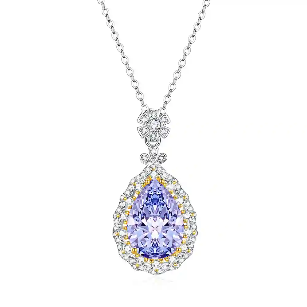 1CT Moissanite Necklace - More Brilliant Than Diamond