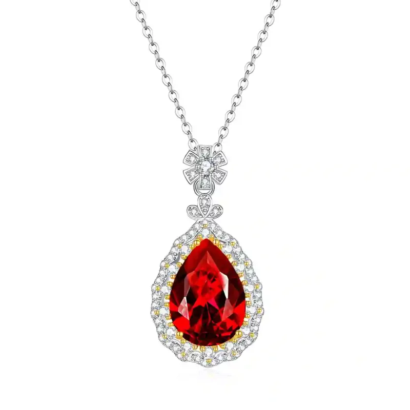 1CT Moissanite Necklace - More Brilliant Than Diamond|MIRAMETAL