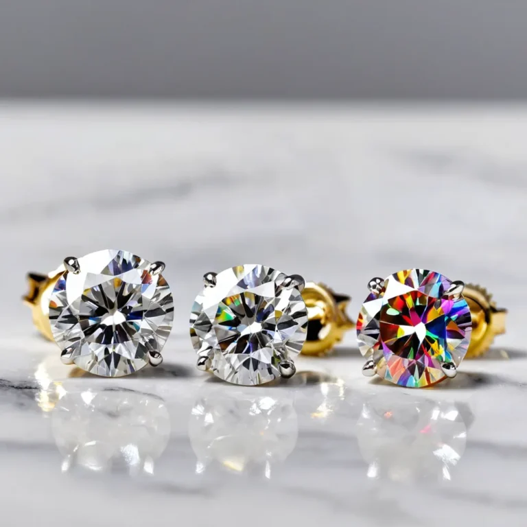 Moissanite vs diamond side by side comparison hero