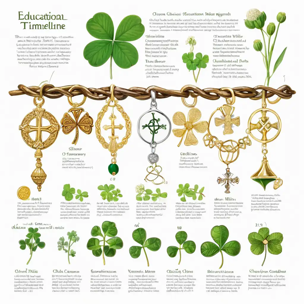 Clover symbolism cultural history timeline: Celtic, Christian, Victorian, modern