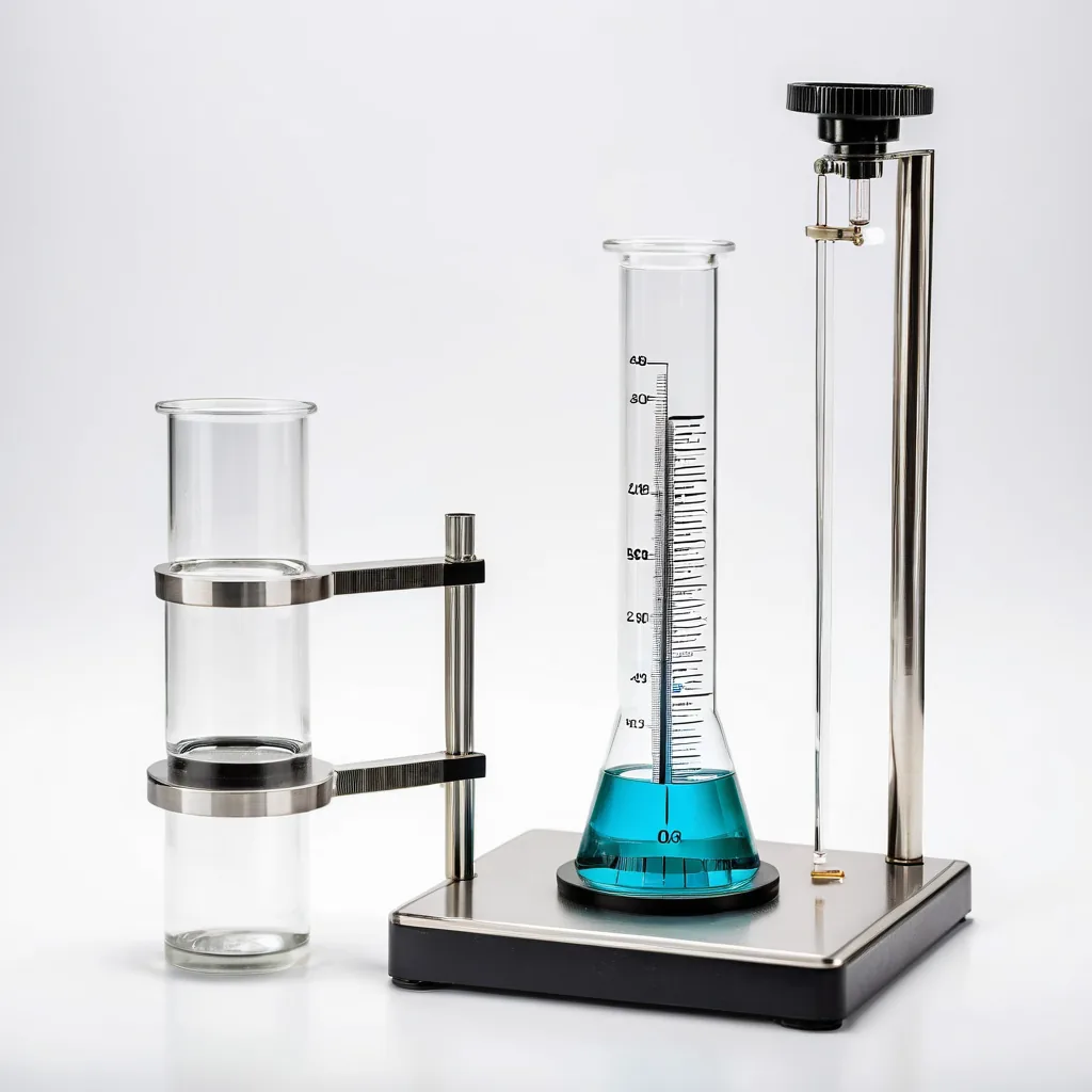 Specific gravity test: sterling silver 12.5g displaces 1.21mL water
