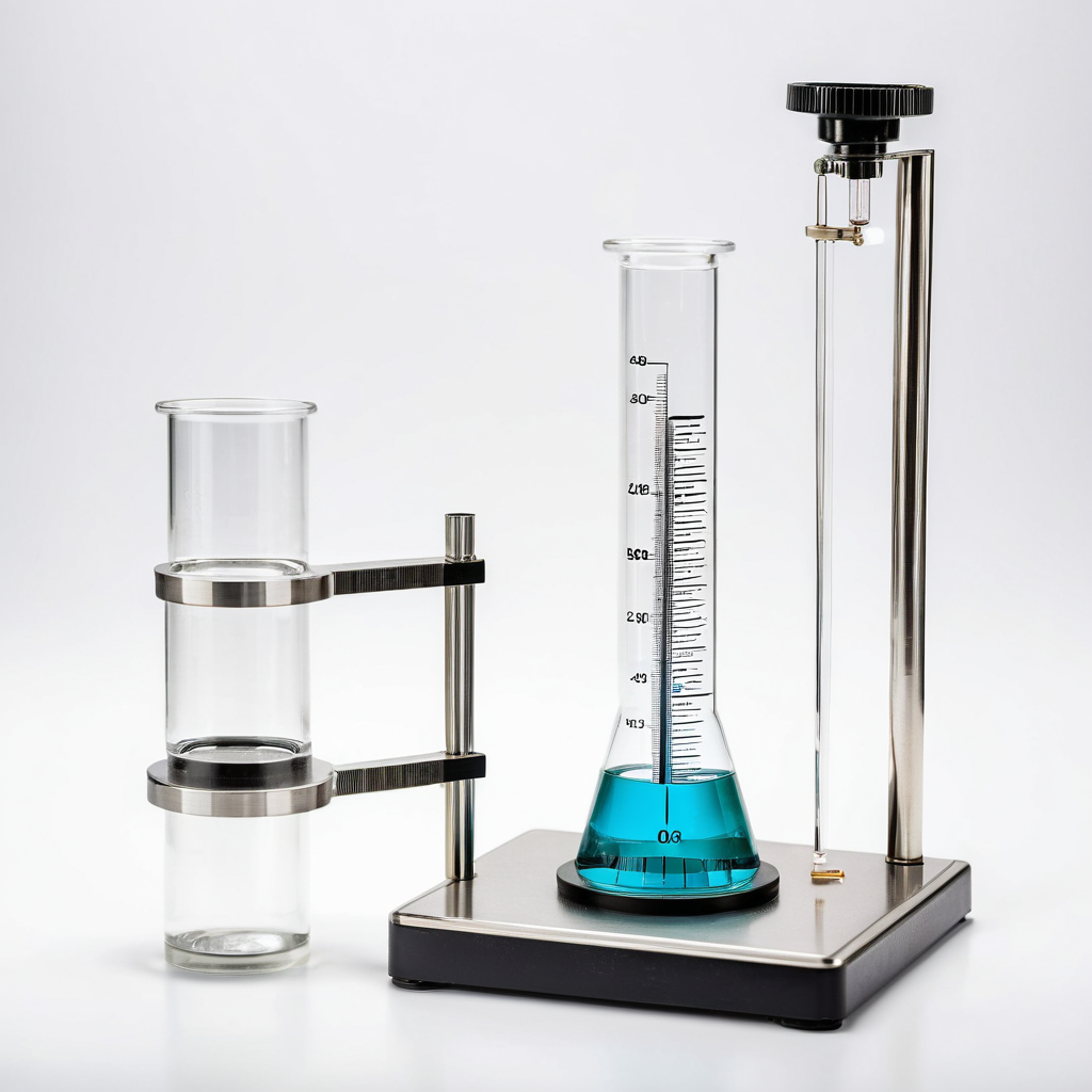 Specific gravity test: sterling silver 12.5g displaces 1.21mL water