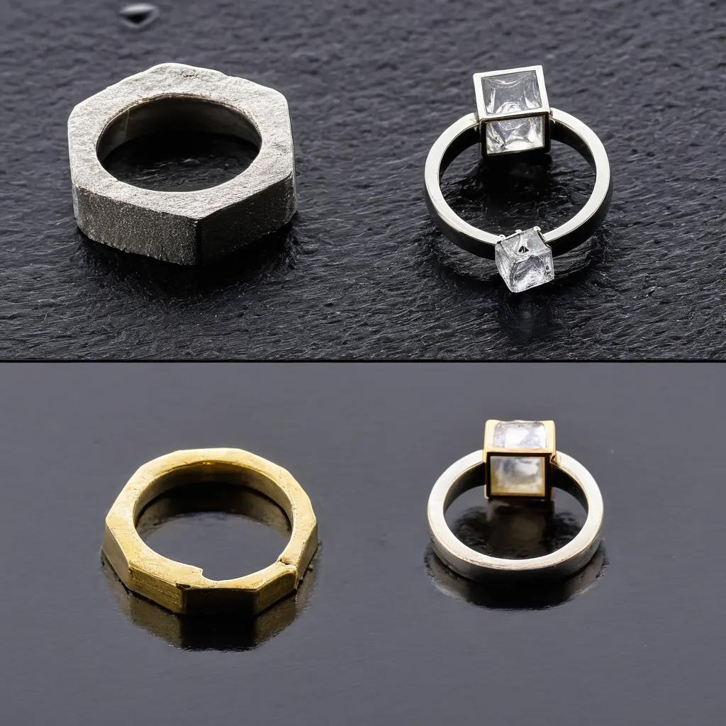 925 sterling silver jewelry ice melt test showing silver thermal conductivity