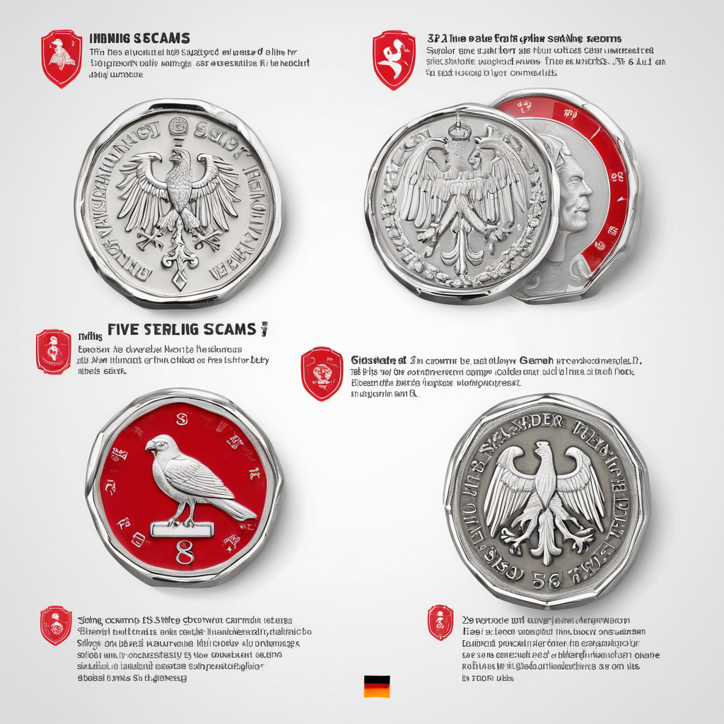 Five common sterling silver scams warning infographic