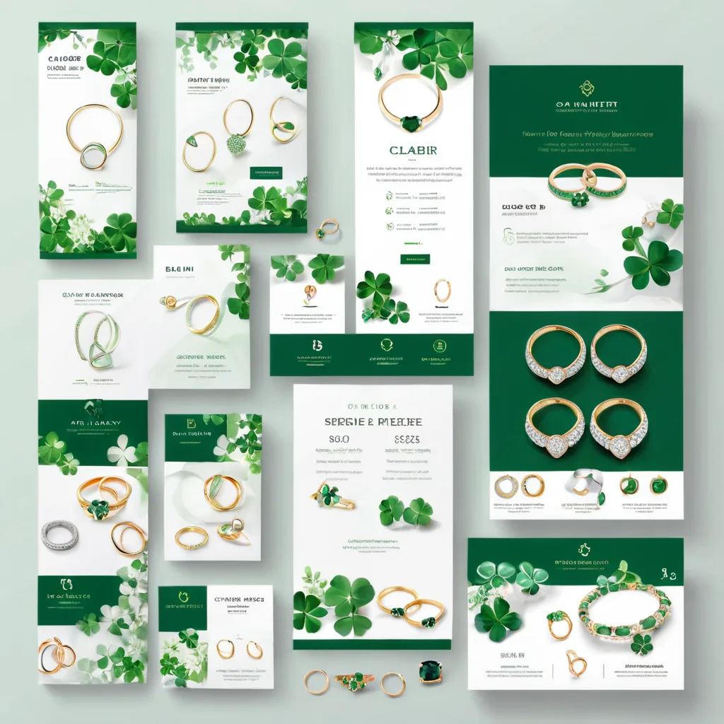 wholesale clover jewelry collection banner, factory direct
