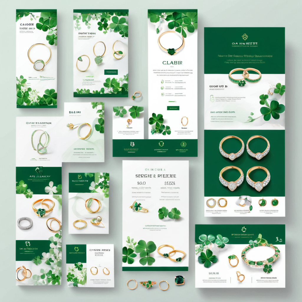 MIRAMETAL wholesale clover jewelry collection banner, factory direct
