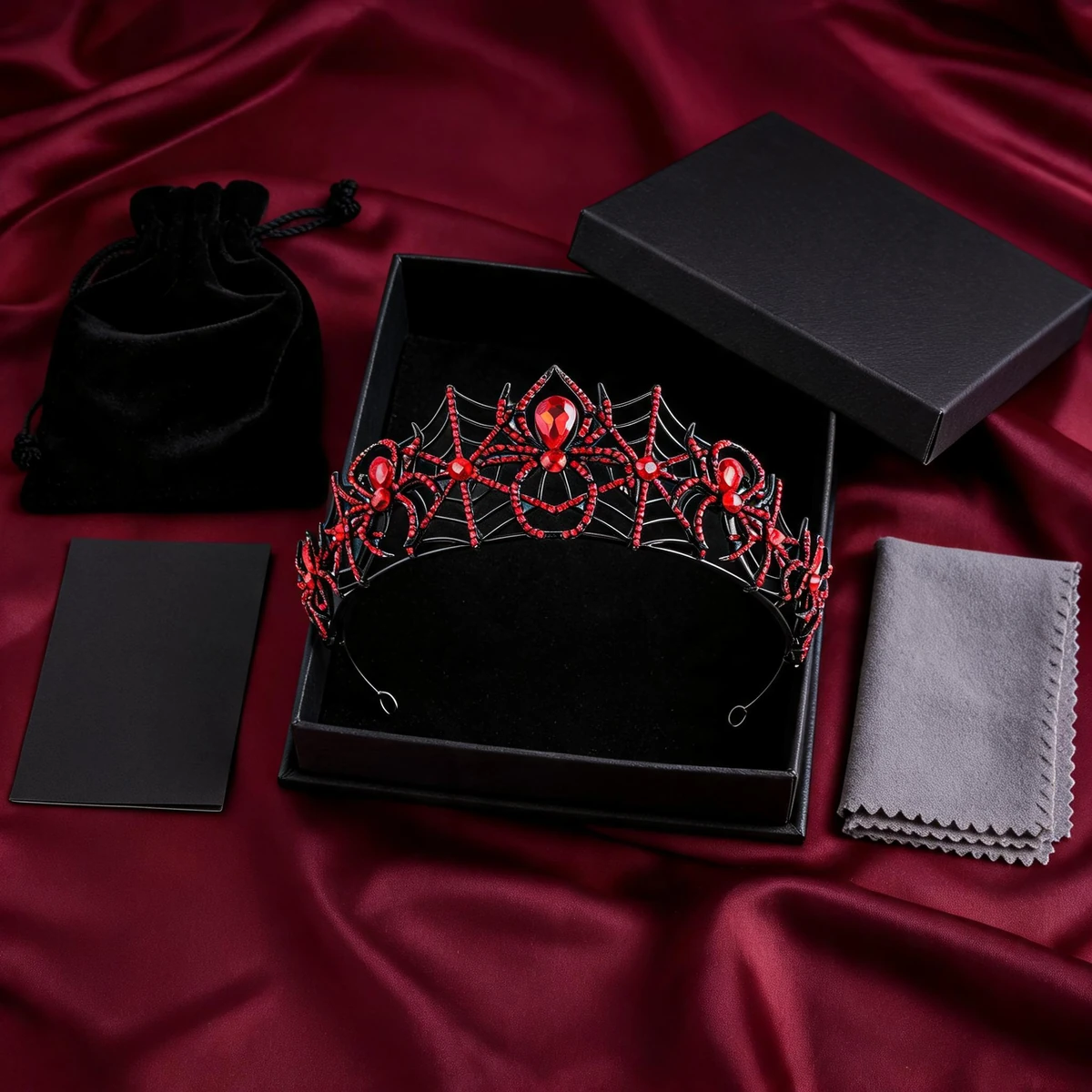 Halloween spider crown complete gift packaging set