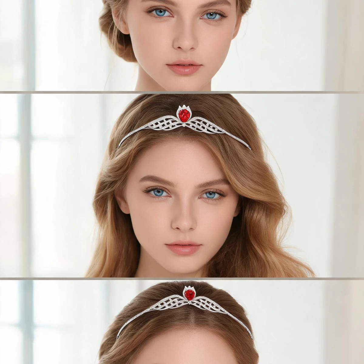 crown headband styling guide for bridal and formal hair