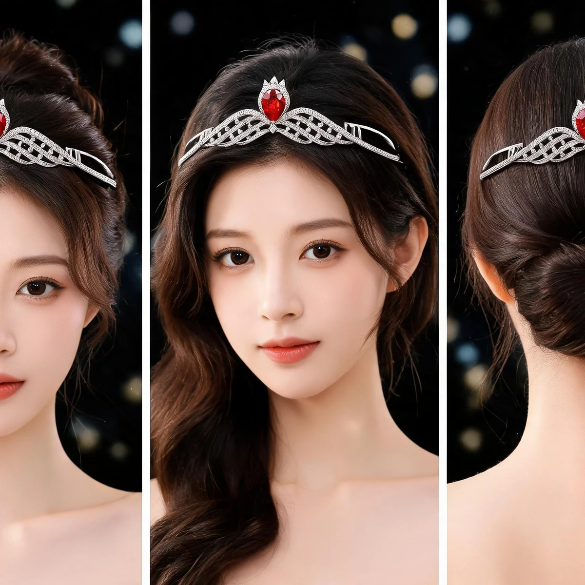 crown headband styling guide for bridal and formal hair
