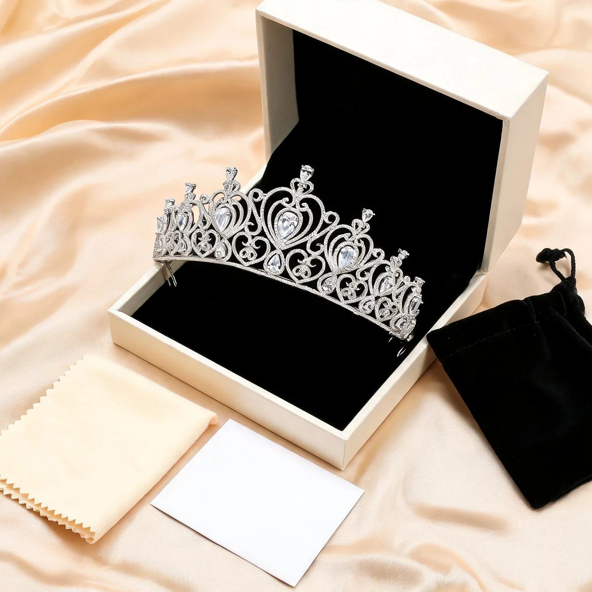 royal bridal crown complete gift packaging set