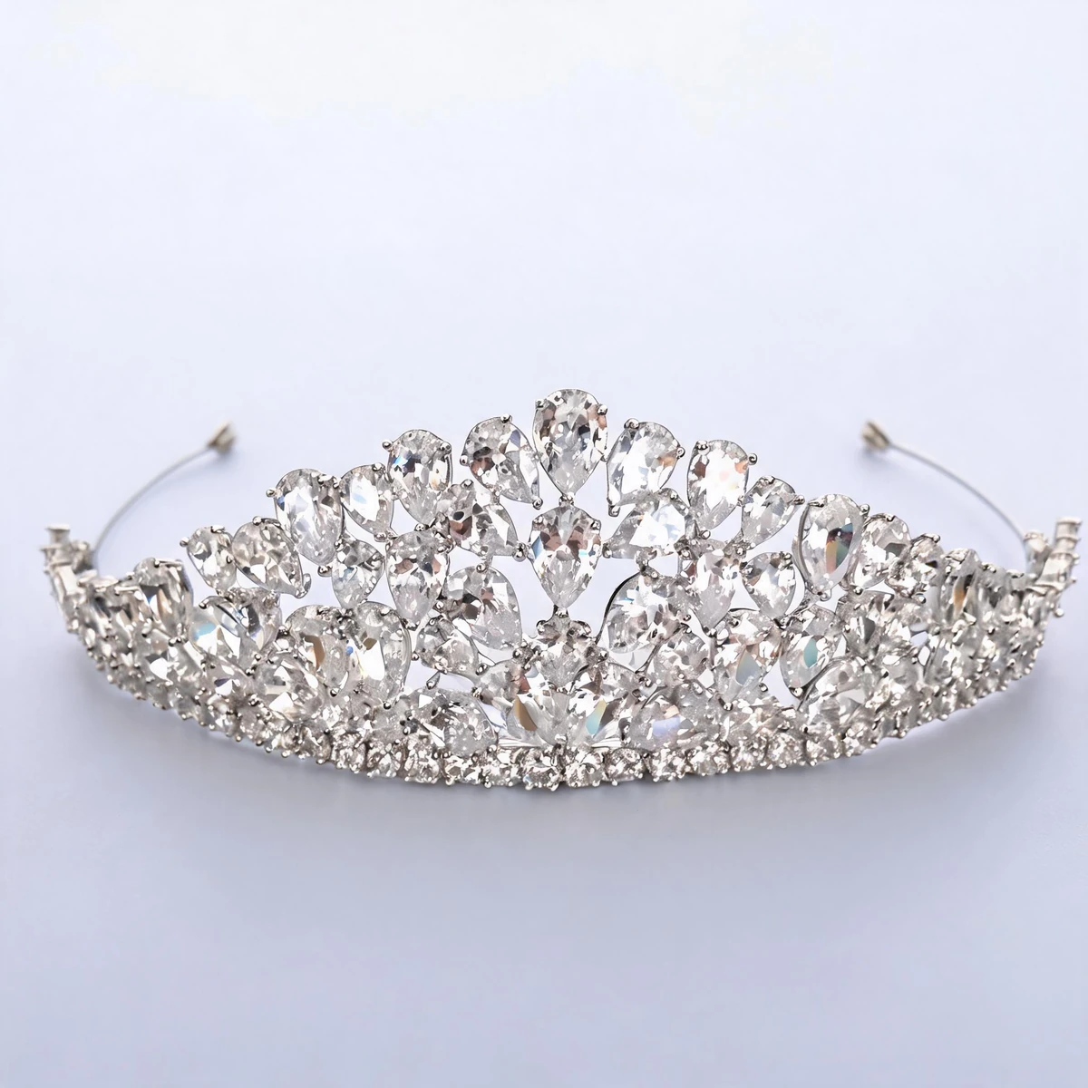 jewelry craftsmanship crystal setting on crown tiara