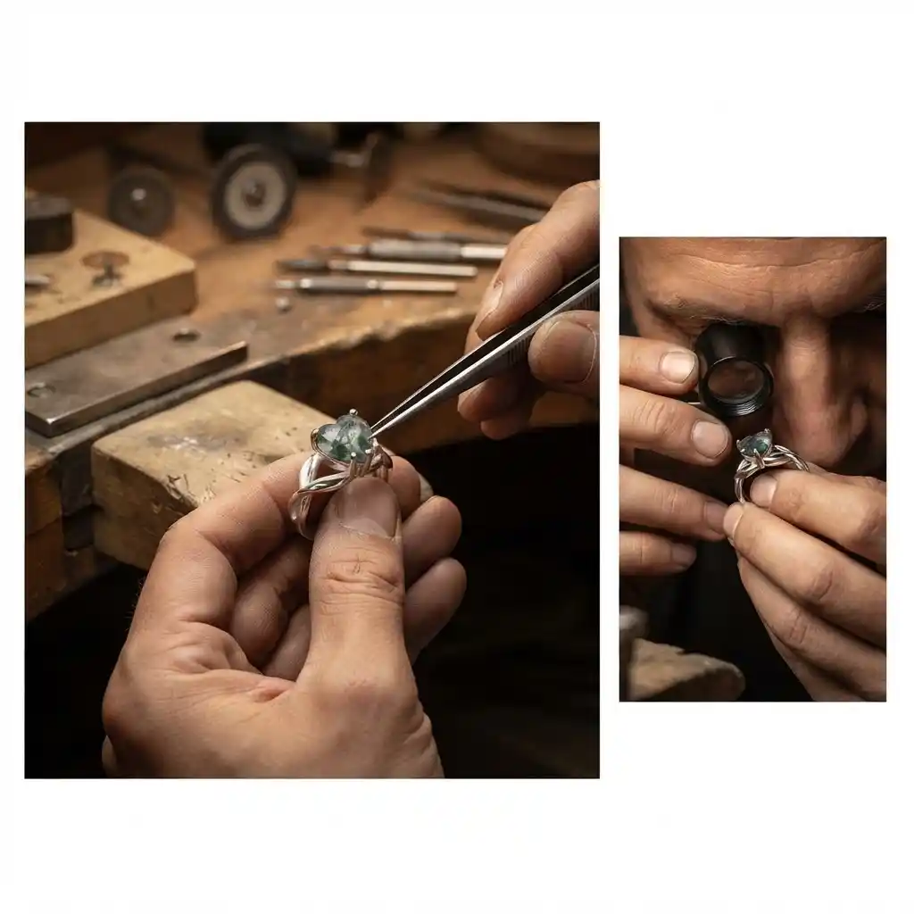 MIRAMETAL ML-0263 Craftsmanship Hand-Setting and Polishing Process
