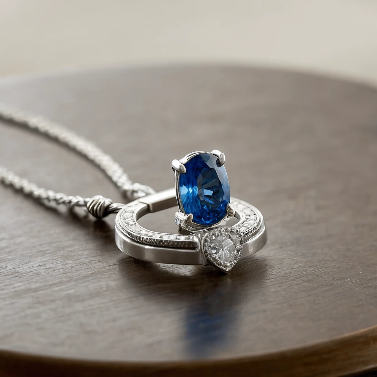 handcrafting a 925 sterling silver pendant during OEM jewelry manufacturing, showing the assembly stage