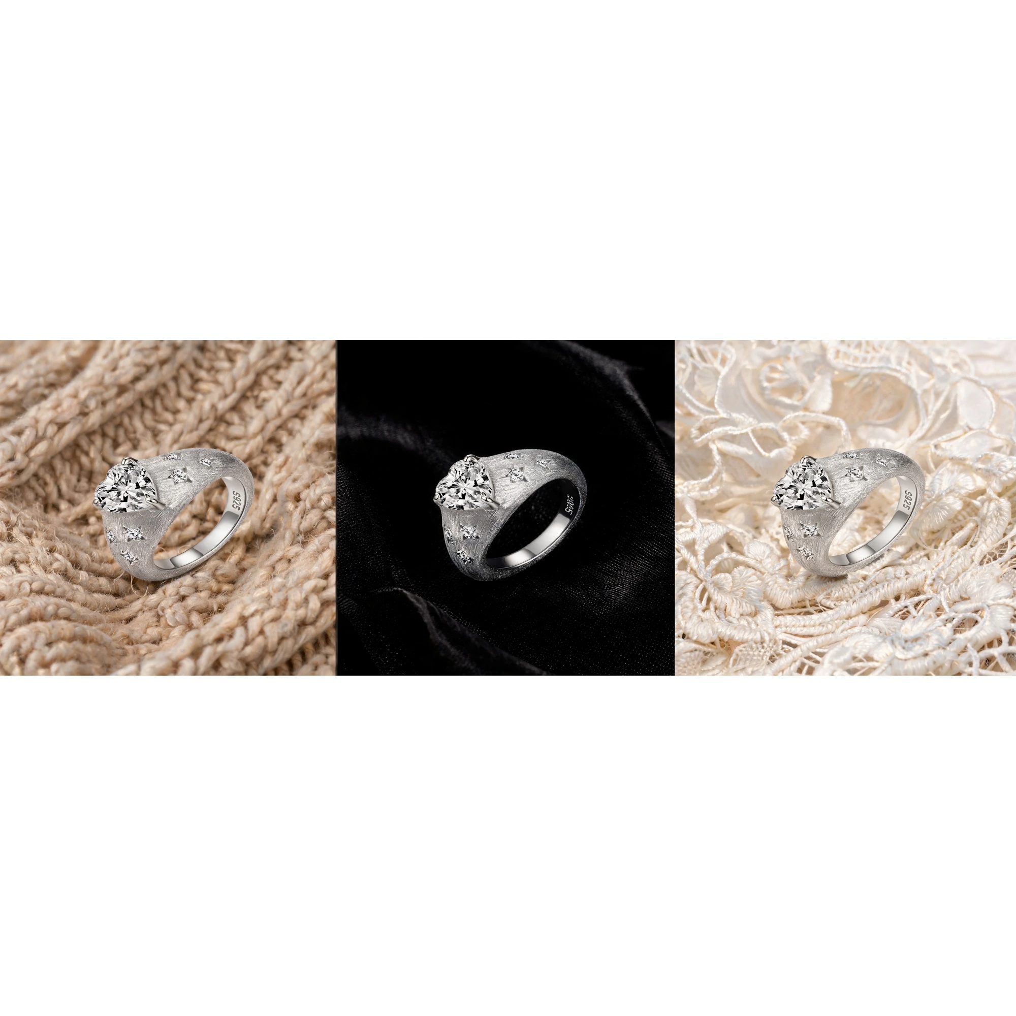 How to Style a Heart Moissanite Ring for Daily, Party and Bridal Looks