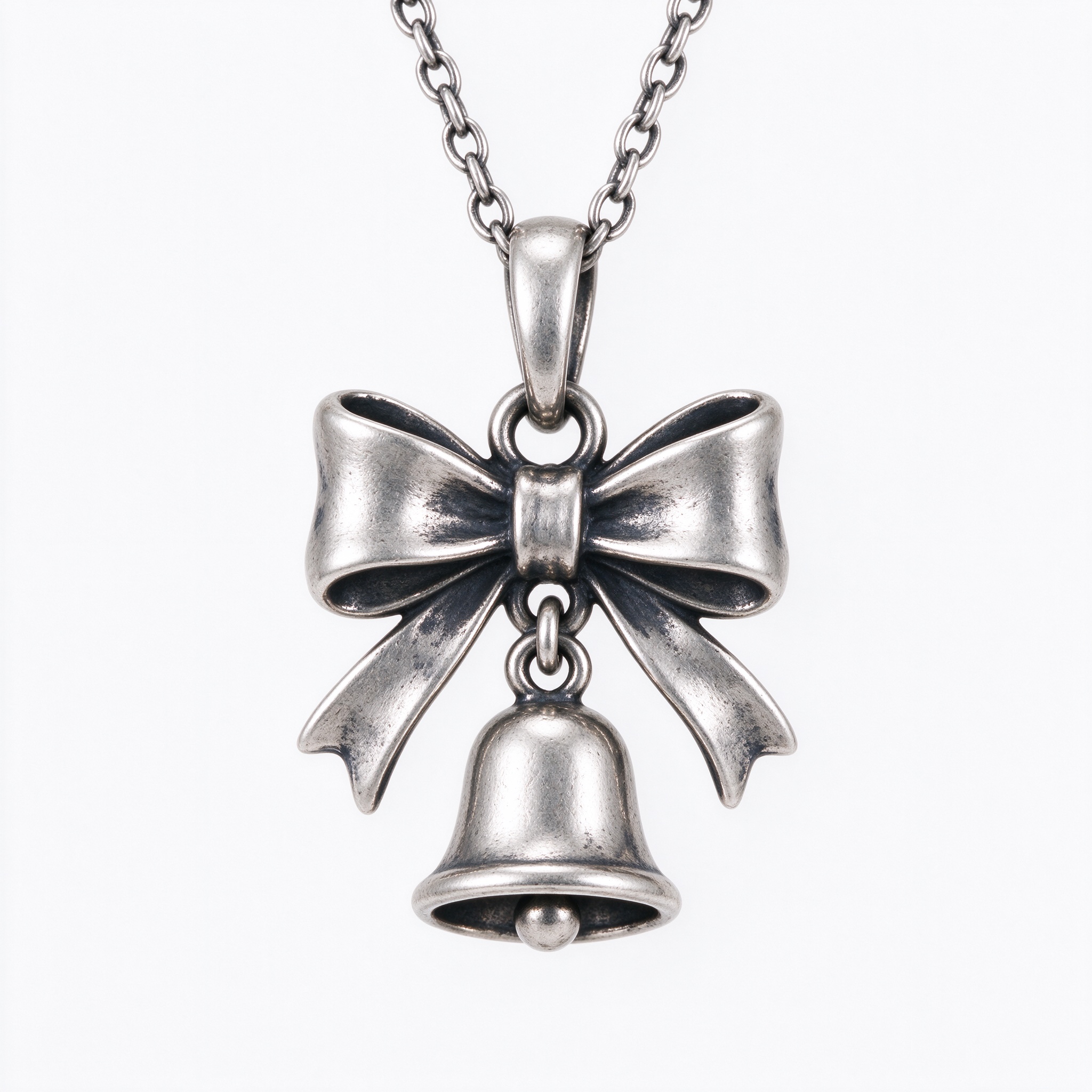 Vintage Bow Bell Charm