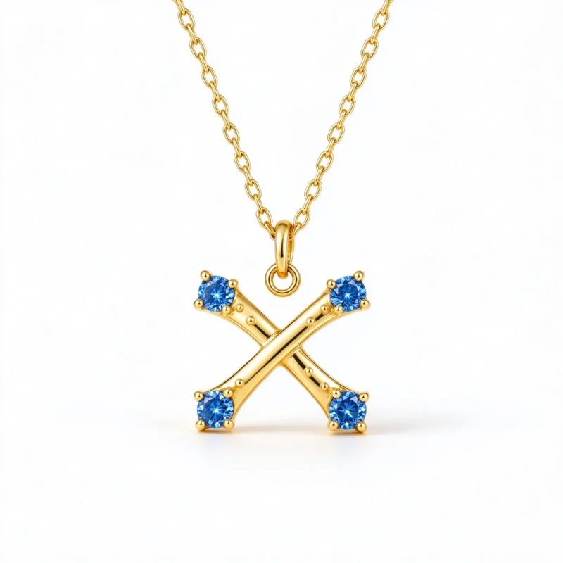 moissanite cross pendant necklace 925 sterling silver 18k gold plated